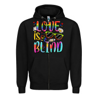 Black love is blind Zipper Hoodie - Artiststas