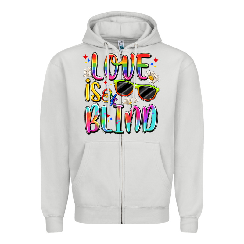 Love Is Blind Zipper Hoodie by Artiststas | Teevron