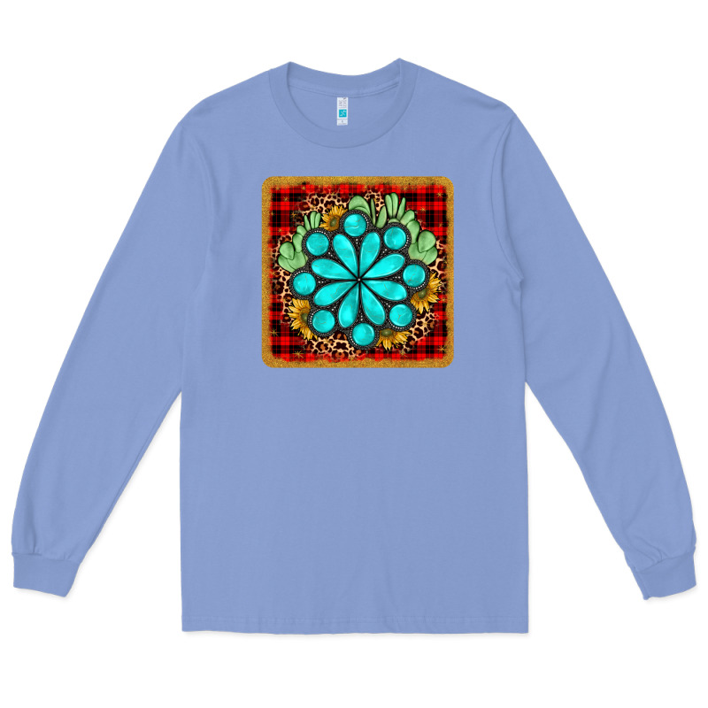 Gemstone Cactus Christmas Coaster Long Sleeve Tee by JahusDesignShop | Teevron