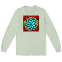 Matcha gemstone cactus christmas coaster Long Sleeve Tee - JahusDesignShop