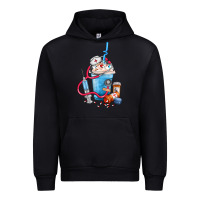 Black Nurse frappe coffee Urban Hoodie - FaDigitalArtStudio