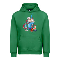 Emerald Nurse frappe coffee Urban Hoodie - FaDigitalArtStudio