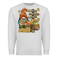 Dove Grey Pumpkin patch hayrides and corn maze Premium Sweatshirt - NancyCooperArtShop