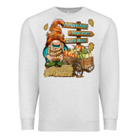 Oatmeal Heather Pumpkin patch hayrides and corn maze Premium Sweatshirt - NancyCooperArtShop