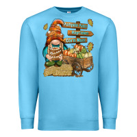 Ocean Blue Pumpkin patch hayrides and corn maze Premium Sweatshirt - NancyCooperArtShop