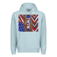 Blue Mist American mama Premium Hoodie - TumblerDesignByShophia