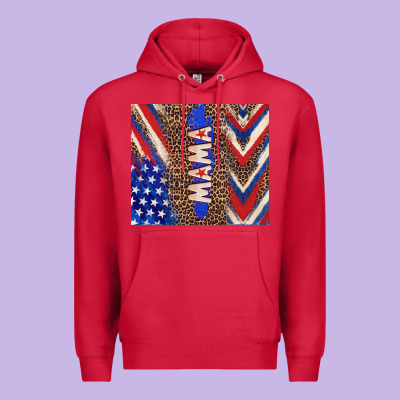 American Mama Premium Hoodie Designed By Tumblerdesignbyshophia