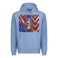 Colony Blue American mama Premium Hoodie - TumblerDesignByShophia