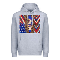 Heather Grey American mama Premium Hoodie - TumblerDesignByShophia