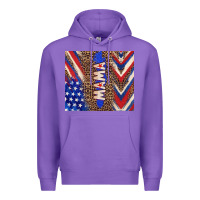 Purple American mama Premium Hoodie - TumblerDesignByShophia