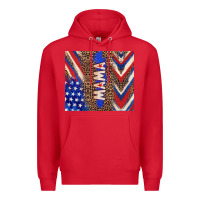 Red American mama Premium Hoodie - TumblerDesignByShophia
