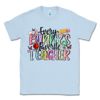 Dusty Blue every bunnys favorite teacher Classic Tee - MaliasSmallBusiness