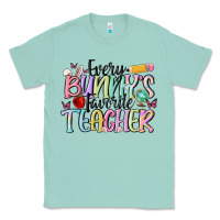Seafoam every bunnys favorite teacher Classic Tee - MaliasSmallBusiness