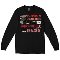 Black pharmacy technicians Long Sleeve Tee - MaliasSmallBusiness
