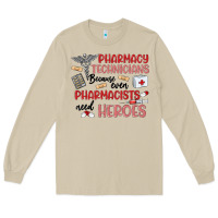 Mushroom pharmacy technicians Long Sleeve Tee - MaliasSmallBusiness