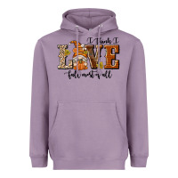 Lavender I Think I Love Fall Most of All Heavyweight Hoodie - texasbilliewilder