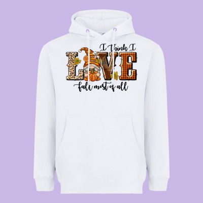I Think I Love Fall Most Of All Heavyweight Hoodie Designed By Texasbilliewilder
