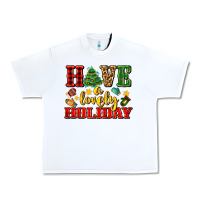 White have a lovely holiday with gloves Urban Heavy Tee - AdoDesignShop
