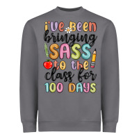 Storm i ve been bringing sass to the class for 100 days Heavyweight Sweatshirt - MaliasSmallBusiness
