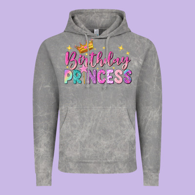 Birthday Princess Vintage Hoodie Designed By Nancycooperartshop