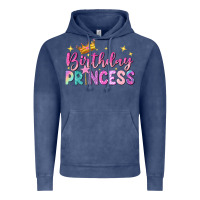 Vintage Denim birthday princess Vintage Hoodie - NancyCooperArtShop