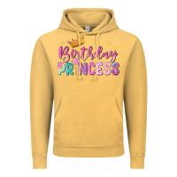 Vintage Mustard birthday princess Vintage Hoodie - NancyCooperArtShop