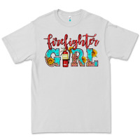 Dove Grey firefighter son girl Premium Tee - HRA Design Shop