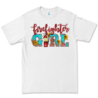 White firefighter son girl Premium Tee - HRA Design Shop