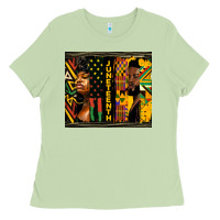 Matcha juneteenth tumbler Ladies Tee - HRA Design Shop