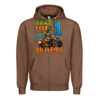Chestnut rawr i am one this is how i roll Zipper Hoodie - Artiststas