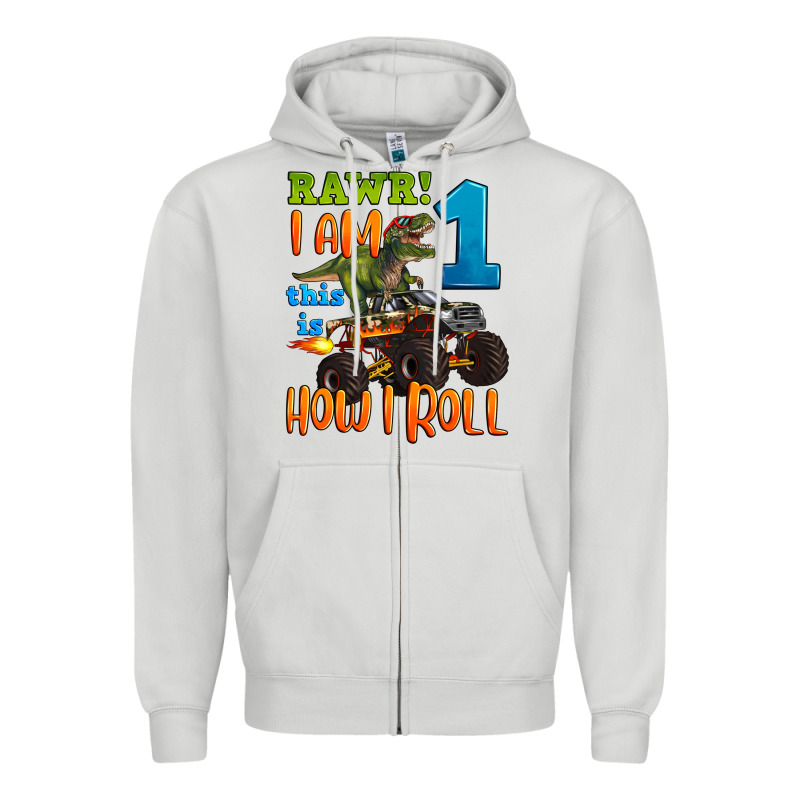 Rawr I Am One This Is How I Roll Zipper Hoodie by Artiststas | Teevron