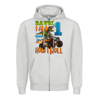 Dove Grey rawr i am one this is how i roll Zipper Hoodie - Artiststas