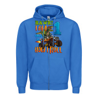 True Royal rawr i am one this is how i roll Zipper Hoodie - Artiststas