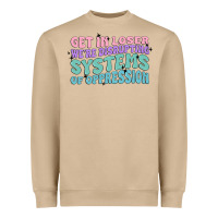 Mushroom get in loser we're disrupting systems of oppressio Heavyweight Sweatshirt - MaliasSmallBusiness