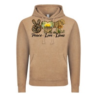 Peace Love Lions Vintage Hoodie | Teevron