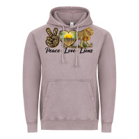 Vintage Zinc peace love lions Vintage Hoodie - LillyAllenDesigns