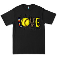 Black for the love of the game softball Premium Tee - CowhideDigitalArt