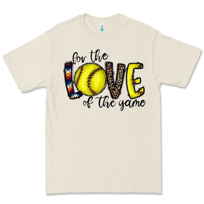 For The Love Of The Game Softball Premium Tee by CowhideDigitalArt | Teevron