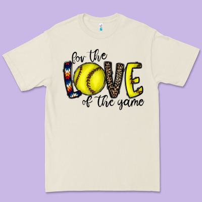 For The Love Of The Game Softball Premium Tee Designed By Cowhidedigitalart