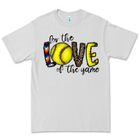 Dove Grey for the love of the game softball Premium Tee - CowhideDigitalArt