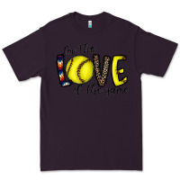 Plum for the love of the game softball Premium Tee - CowhideDigitalArt