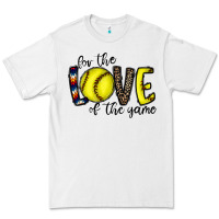 White for the love of the game softball Premium Tee - CowhideDigitalArt