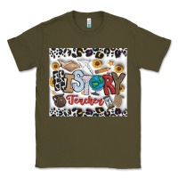 Army Green Histtory Teacher Classic Tee - CowhideDigitalArt