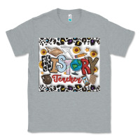 Heather Grey Histtory Teacher Classic Tee - CowhideDigitalArt