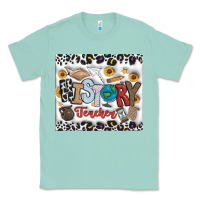 Seafoam Histtory Teacher Classic Tee - CowhideDigitalArt