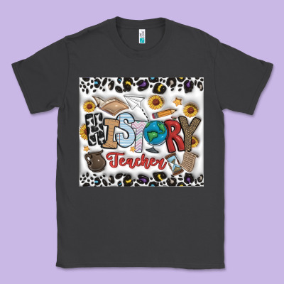 Histtory Teacher Classic Tee Designed By Cowhidedigitalart