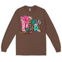 Chestnut western cowgirl Long Sleeve Tee - NancyCooperArtShop