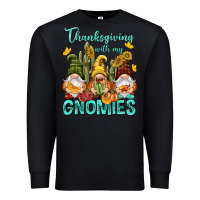 Black Thanksgiving With My Gnomes Premium Sweatshirt - NancyCooperArtShop