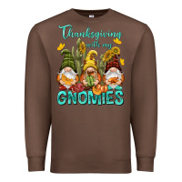 Chestnut Thanksgiving With My Gnomes Premium Sweatshirt - NancyCooperArtShop