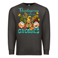 Smoke Thanksgiving With My Gnomes Premium Sweatshirt - NancyCooperArtShop